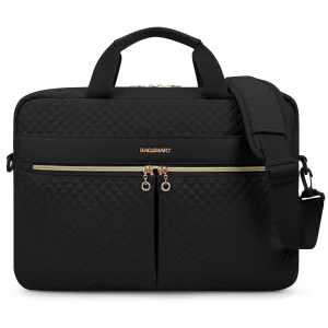 BAGSMART 17.3" Laptop Bag Briefcase, Computer Messenger Bag