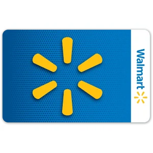 Basic Blue Yellow Spark Walmart Gift Card