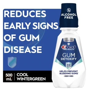 Crest Pro-Health Gum Detoxify Mouthwash/Mouth Rinse, Antigingivitis & Antiplaque