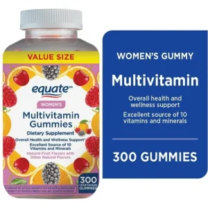 Equate Women's Health and Wellness Support Multivitamin Gummies