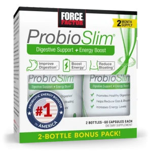 Force Factor ProbioSlim Probiotic and Weight Loss Supplement with Probiotics