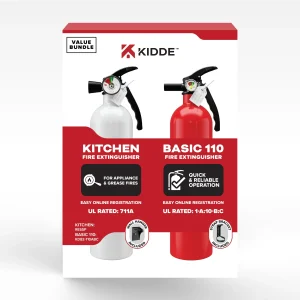 Kidde Multipurpose Home Fire Extinguisher, UL Rated 1-A:10-B:C