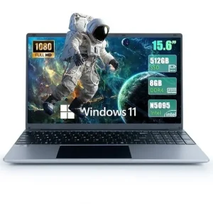 15.6''Laptop 8GB DDR4 512GB SSD, Quad-Core Intel Celeron N5095 Processors