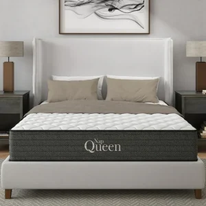 NapQueen Isabella 10'', Twin Hybrid Euro Top Mattress, Fiberglass-Free
