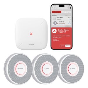X-Sense Smart Smoke Detector with Voice Alerts and 17 Locations